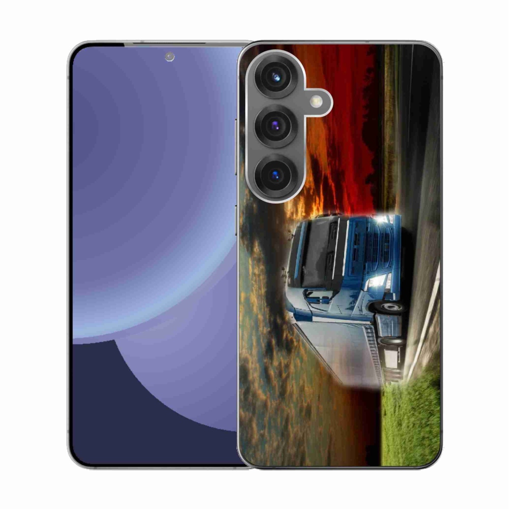 Gelový kryt mmCase na Samsung Galaxy S25 - kamion 4