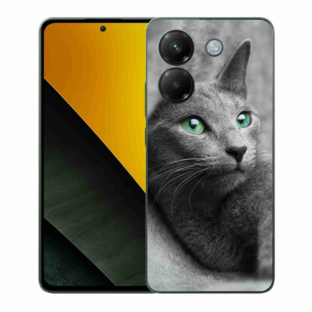 Gelový kryt mmCase na Xiaomi Poco M7 Pro 5G - kočka 2