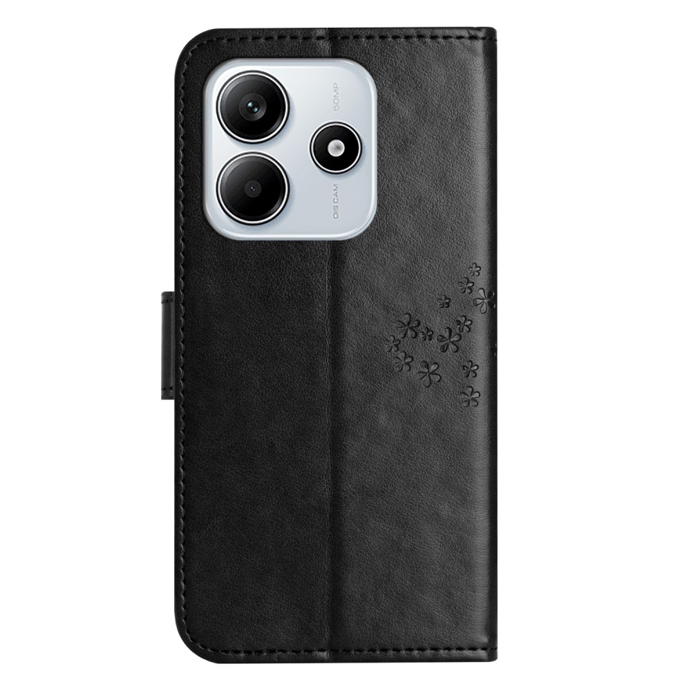 Tree knížkové pouzdro na Xiaomi Redmi Note 14 5G - černé