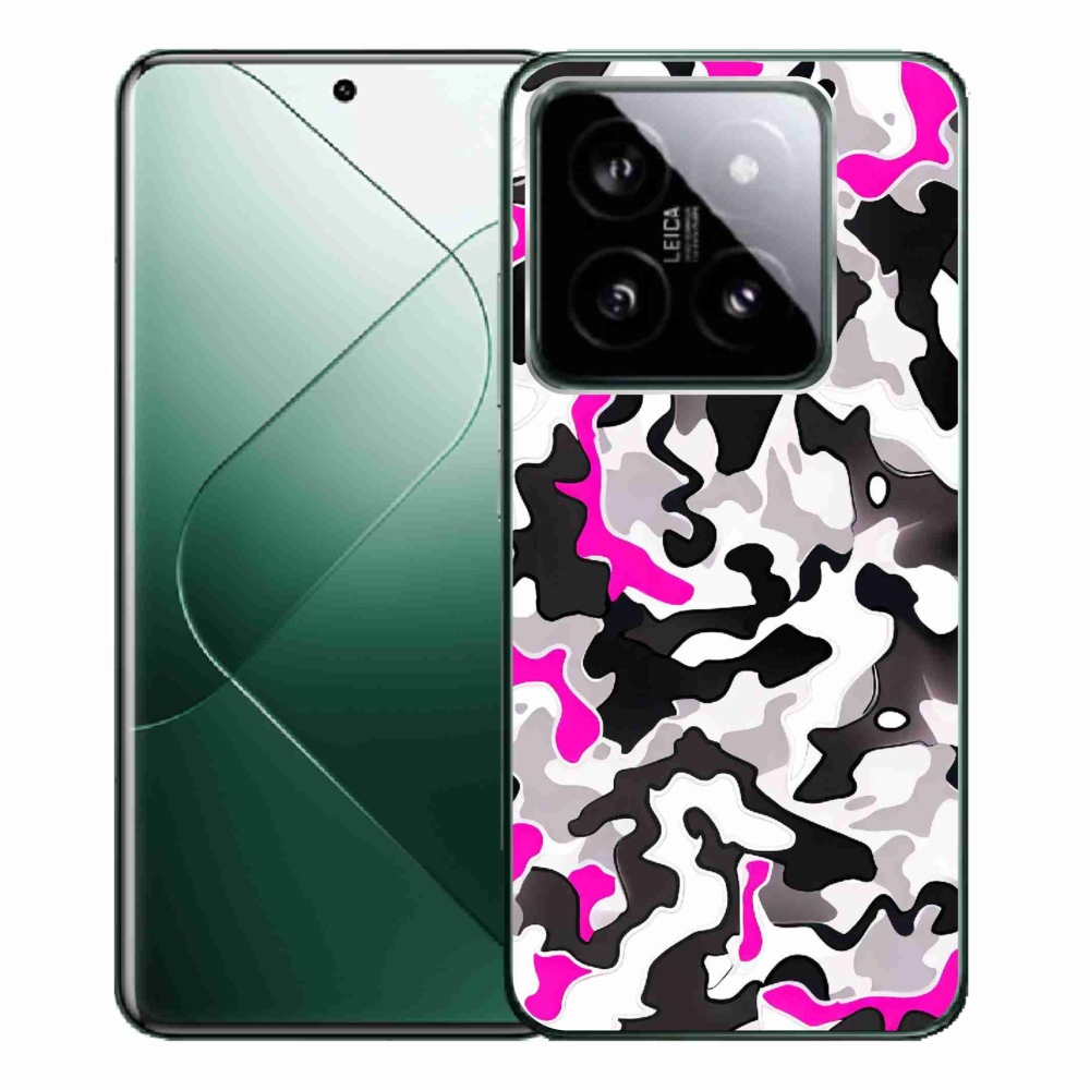Gelový kryt mmCase na Xiaomi 14 Pro - maskáčový vzor 5