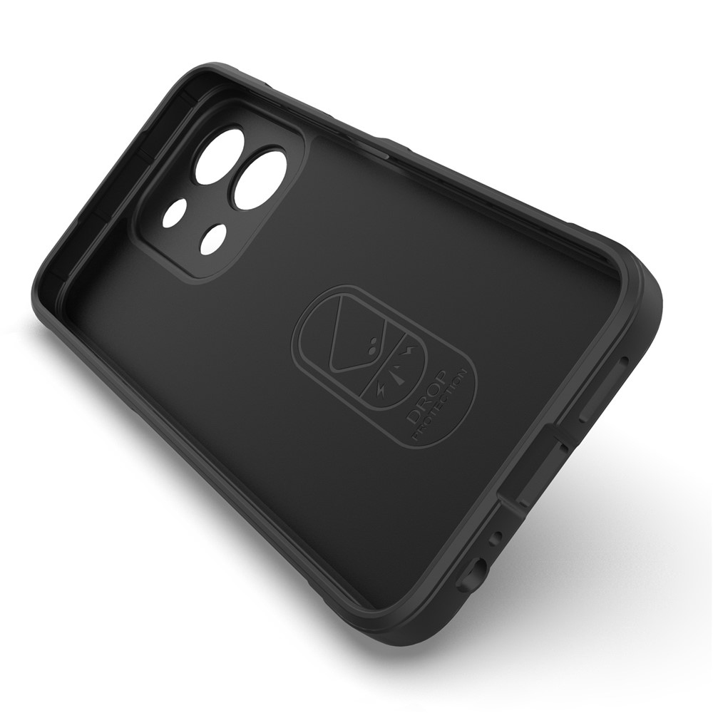 Rugg odolný gelový obal na Xiaomi Redmi 15C 4G (171mm)/Poco C85 4G (171mm) - černý