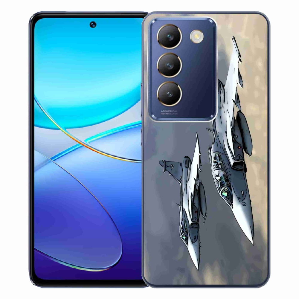 Gelový kryt mmCase na Vivo V40 SE 4G/5G - stíhačky