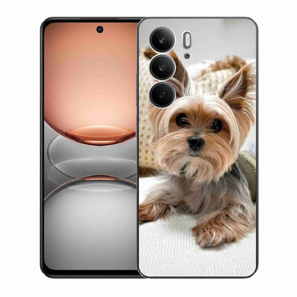 Gelový kryt mmCase na Realme C75 - jorkšír 5