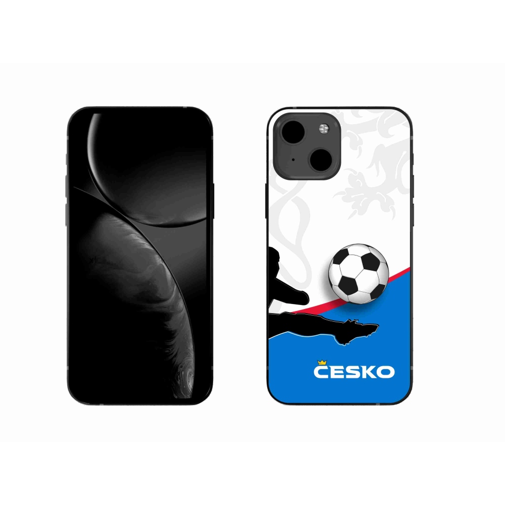 Gelový kryt mmCase na iPhone 13 6.1 - fotbal Česko 3