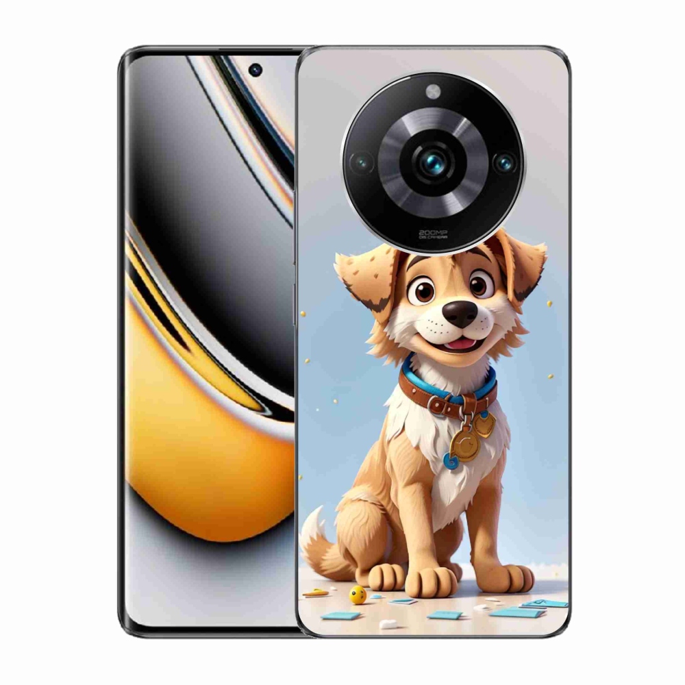 Gelový kryt mmCase na Realme 11 Pro/11 Pro+ - kreslené štěně