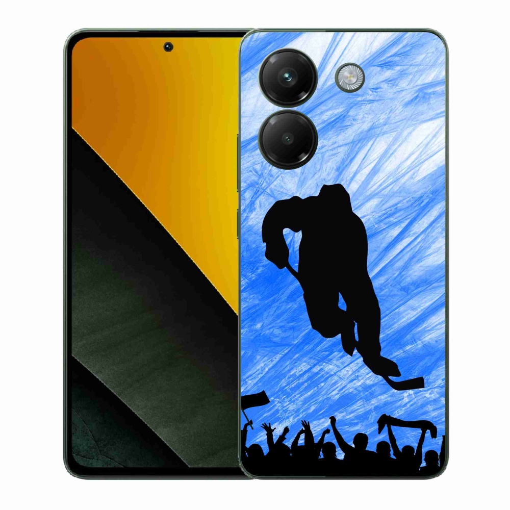 Gelový kryt mmCase na Xiaomi Poco M7 Pro 5G - hokejový hráč