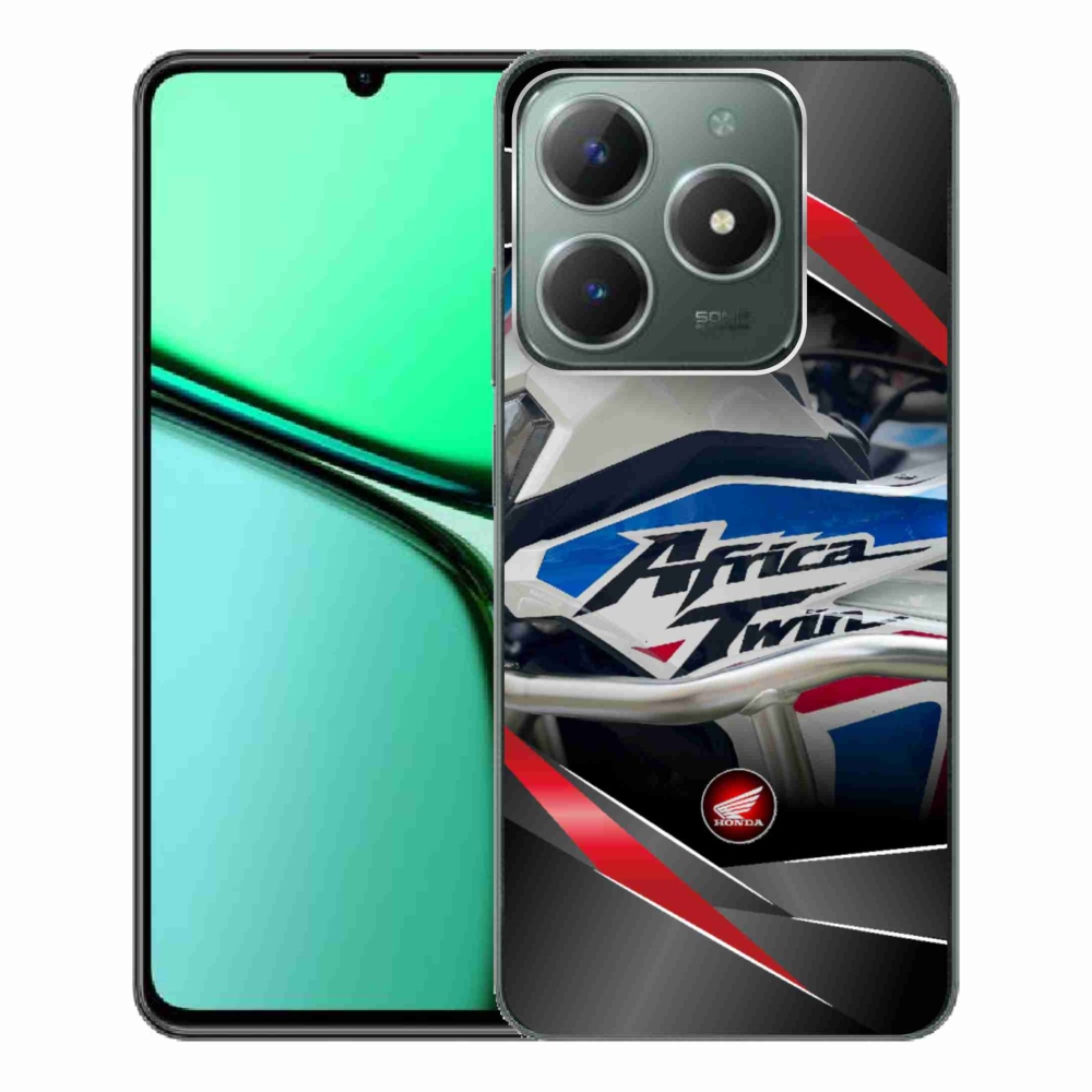 Gelový kryt mmCase na Realme C61 - motorka honda