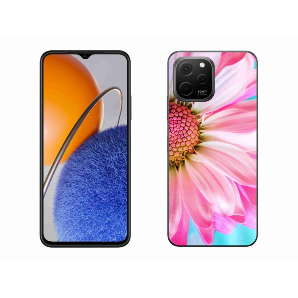 Gelový kryt mmCase na Huawei Nova Y61 - růžová květina