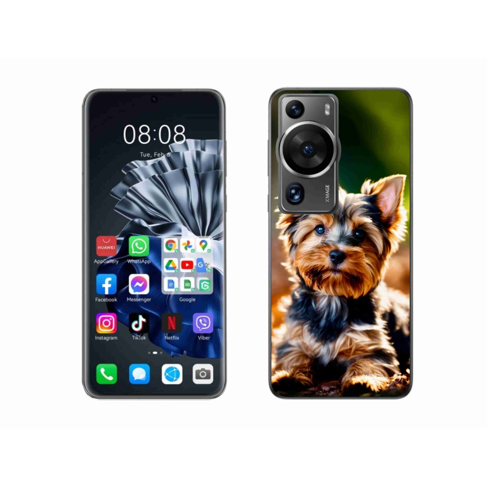 Gelový kryt mmCase na Huawei P60 Pro - jorkšír 10