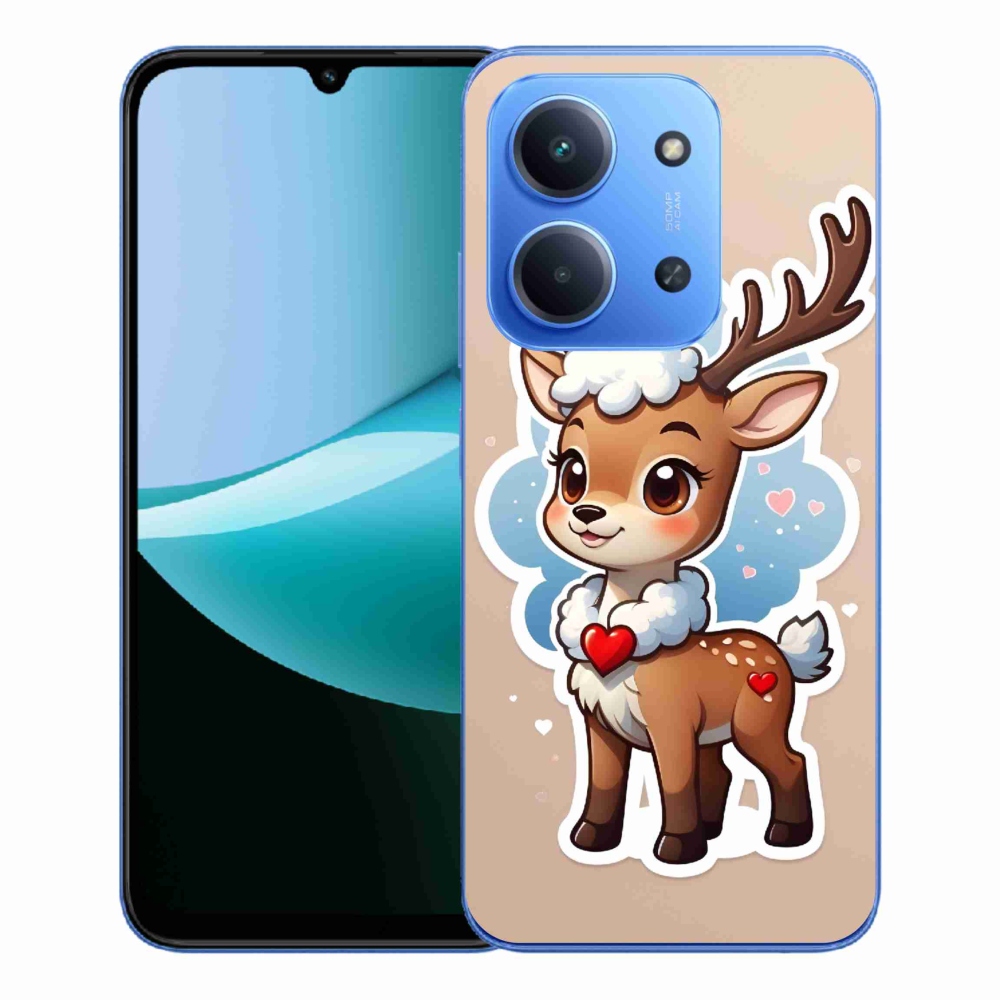 Gelový kryt mmCase na Xiaomi Redmi 15C 4G/5G (173mm) - kreslený sob