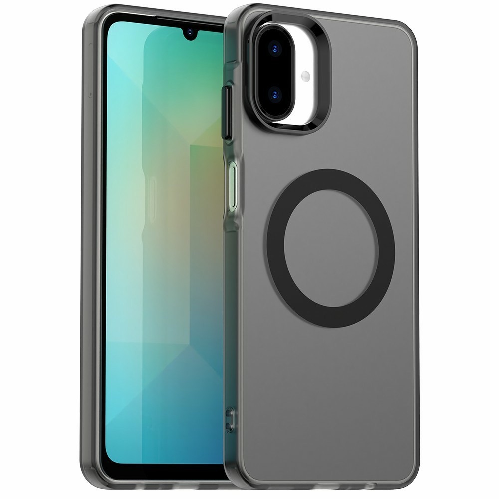 Candy gelový obal MagSafe pro Samsung Galaxy A07 4G - černý