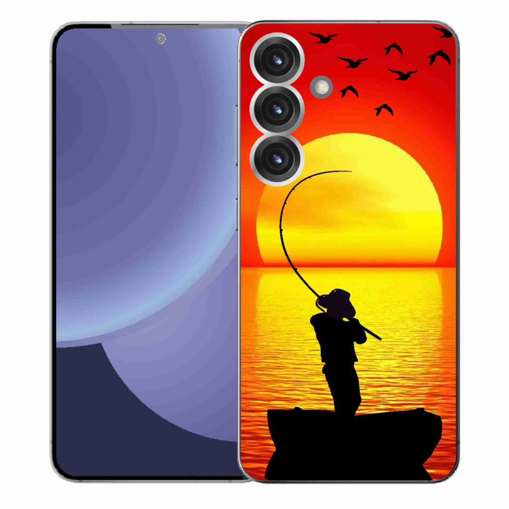 Gelový kryt mmCase na Samsung Galaxy S25+ - rybaření