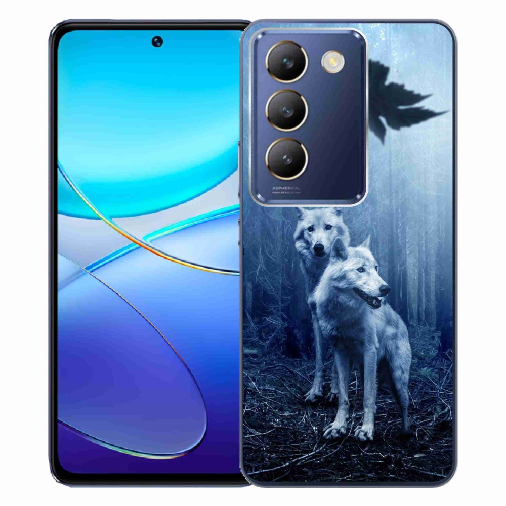 Gelový kryt mmCase na Vivo V40 SE 4G/5G - vlci v lese