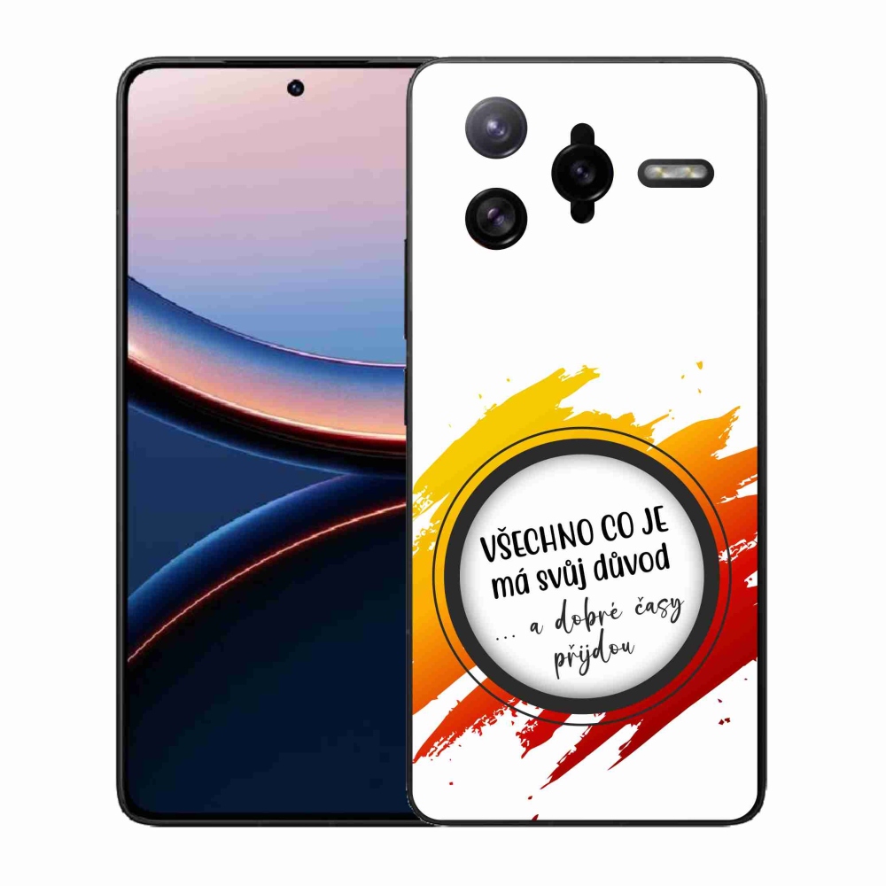 Gelový kryt mmCase na Xiaomi Poco F7 Ultra - citát 3 bílé pozadí