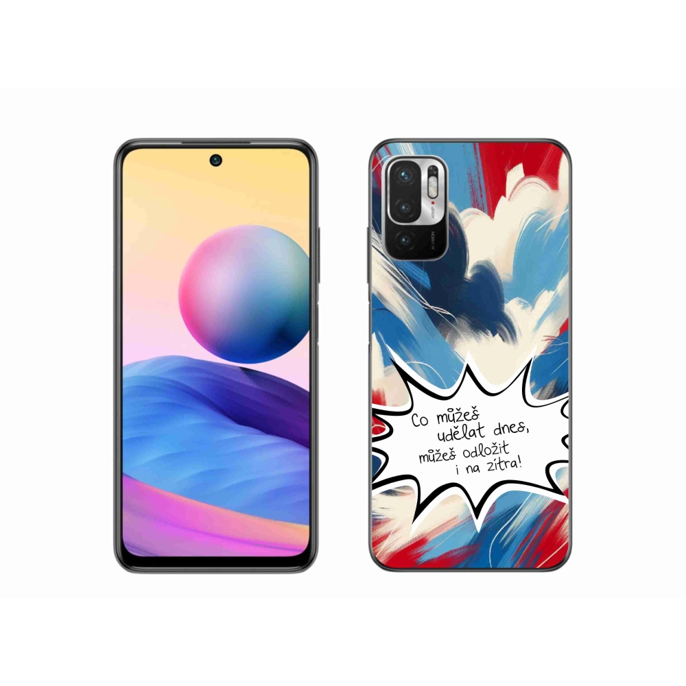 Gelový kryt mmCase na Xiaomi Poco M3 Pro/5G - vtipný text 9 bílé pozadí