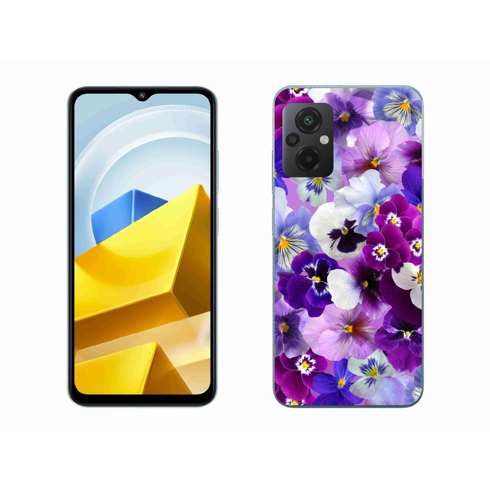 Gelový kryt mmCase na Xiaomi Poco M5 4G - květiny 9