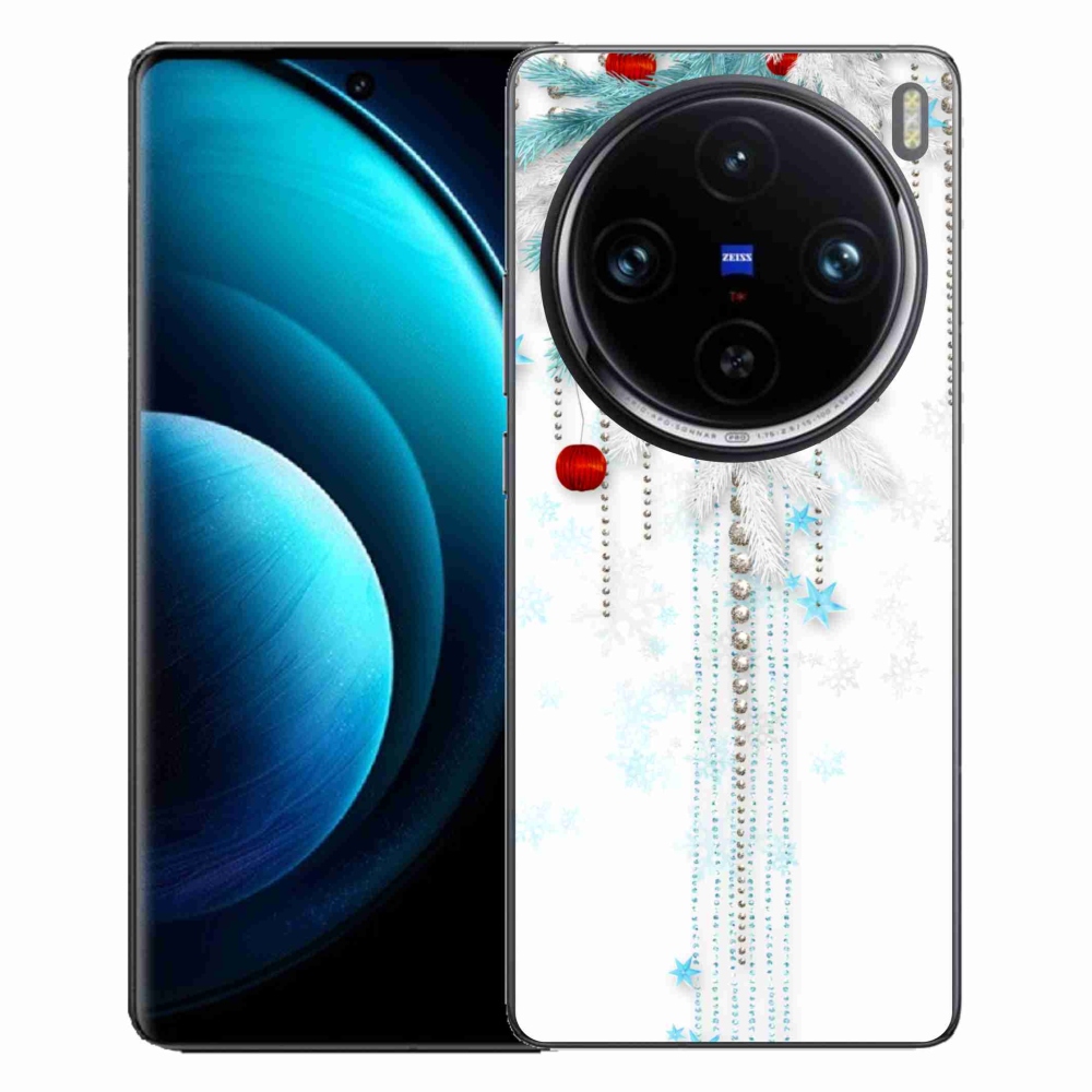 Gelový kryt mmCase na Vivo X100 Pro 5G - vánoční ozdoby