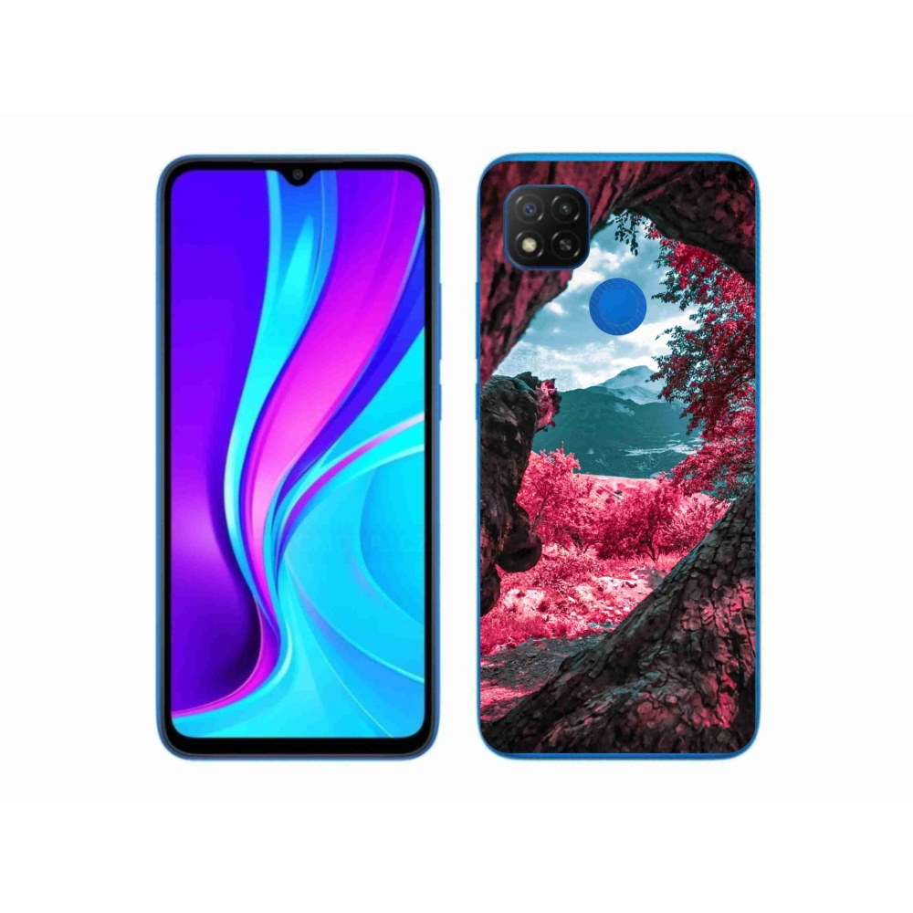 Gelový kryt mmCase na Xiaomi Redmi 9C - výhled na hory