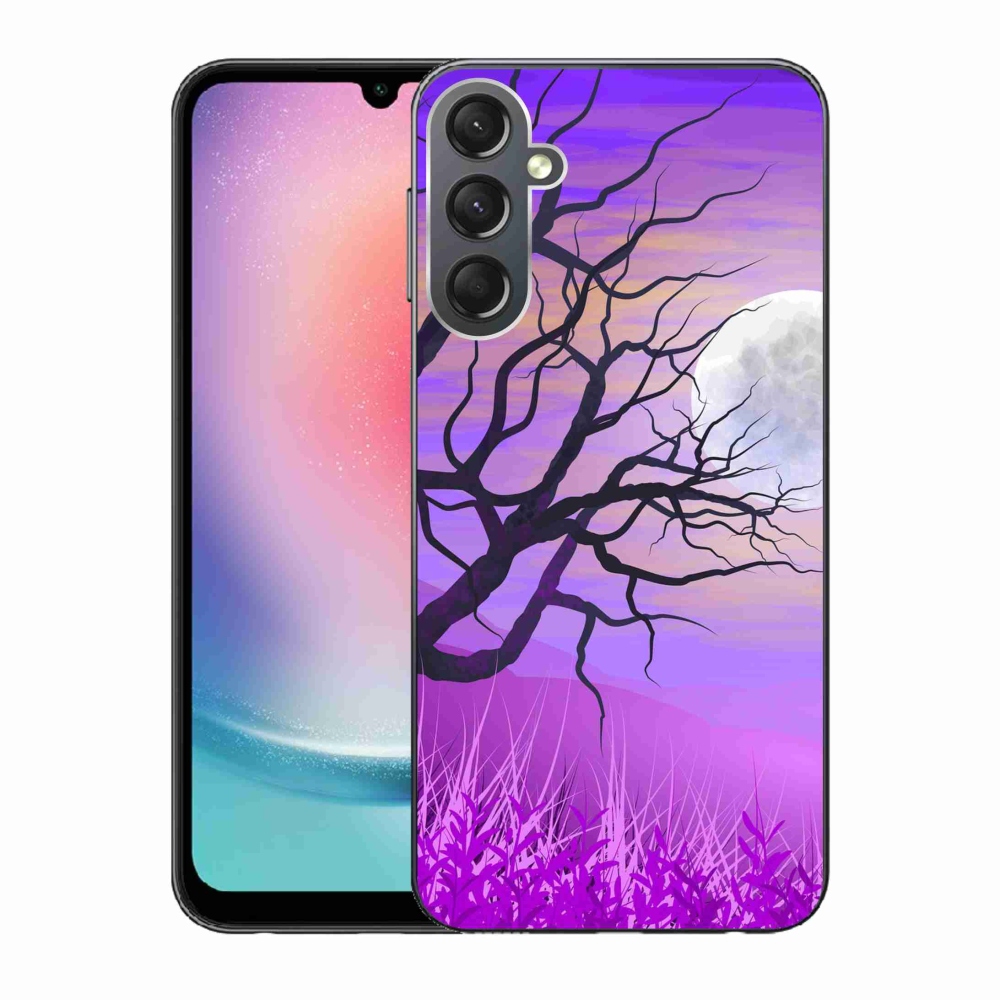 Gelový obal mmCase na Samsung Galaxy A24 - kreslený opadaný strom