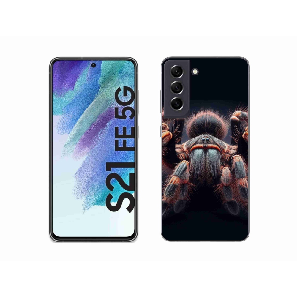 Gelový kryt mmCase na Samsung Galaxy S21 FE 5G - tarantule