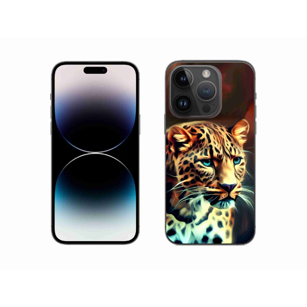Gelový kryt mmCase na iPhone 14 Pro - leopard