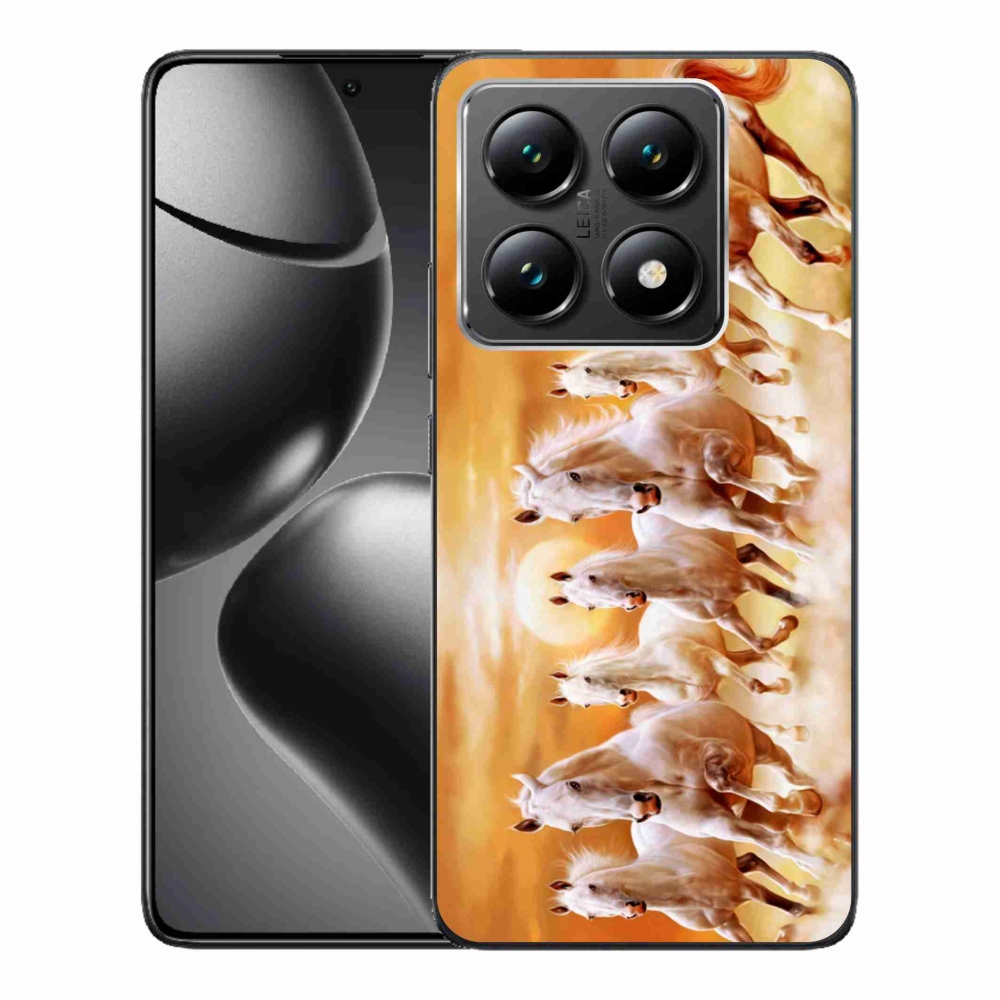 Gelový obal mmCase na Xiaomi 14T - koně 2
