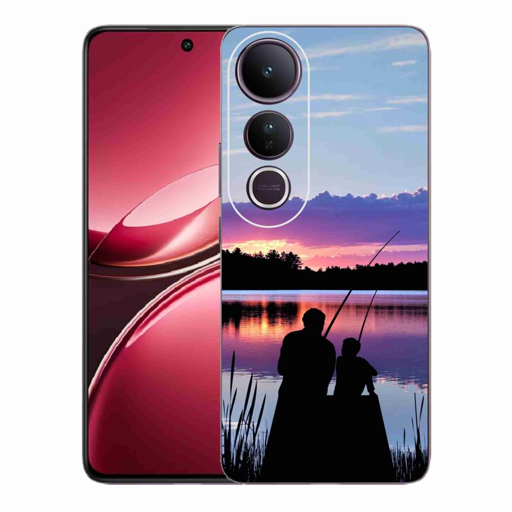 Gelový kryt mmCase na Vivo V50 Lite 4G/5G - rybaření 2