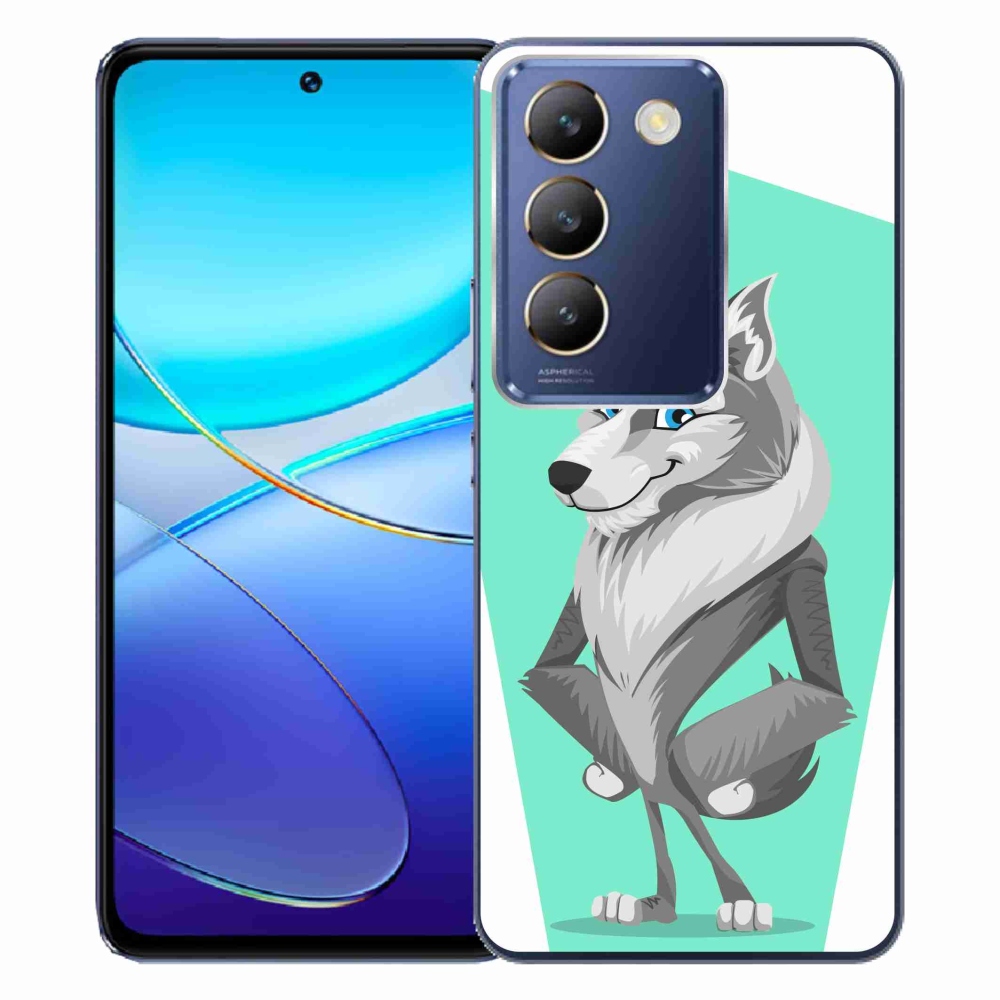 Gelový kryt mmCase na Vivo V40 SE 4G/5G - kreslený vlk