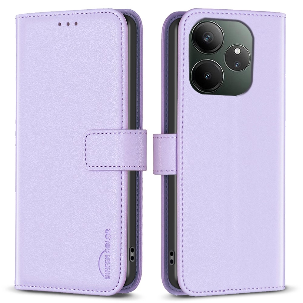 BNF knížkové pouzdro na Realme GT 6 5G/GT 6T 5G - světlefialové
