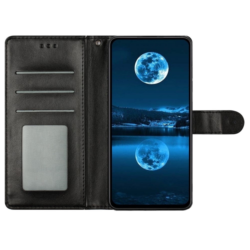 Clots knížkové pouzdro na Xiaomi Redmi Note 14 5G - černé