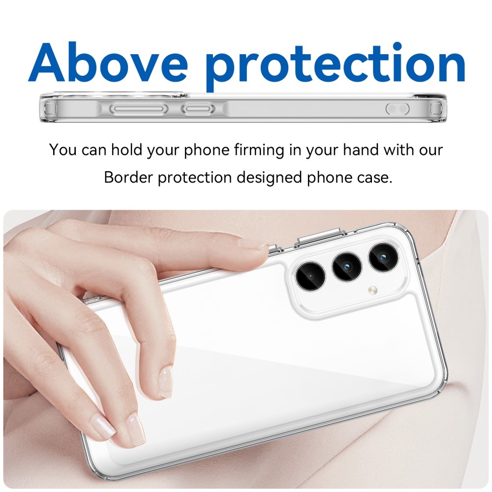 Gelový obal s pevnými zády na Samsung Galaxy A35 5G - průhledný