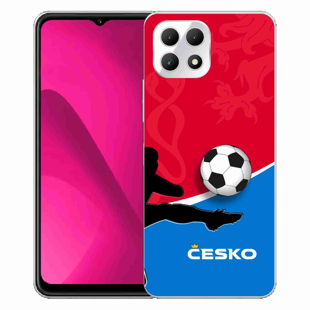 Gelový kryt mmCase na T-Mobile T Phone 2 - fotbal Česko 2