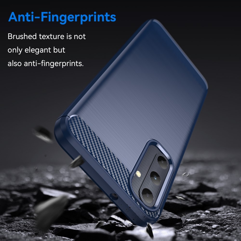 Carbon odolný gelový obal na Samsung Galaxy A05s - modrý