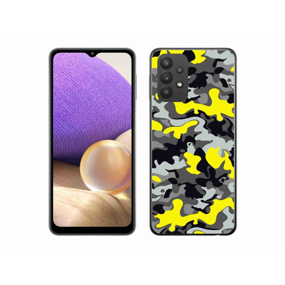 Gelový kryt mmCase na Samsung Galaxy A32 5G - maskáčový vzor 6