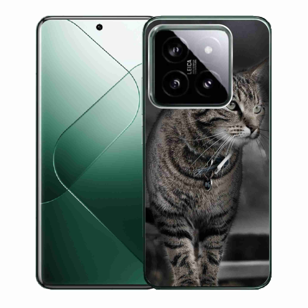 Gelový kryt mmCase na Xiaomi 14 - kočka