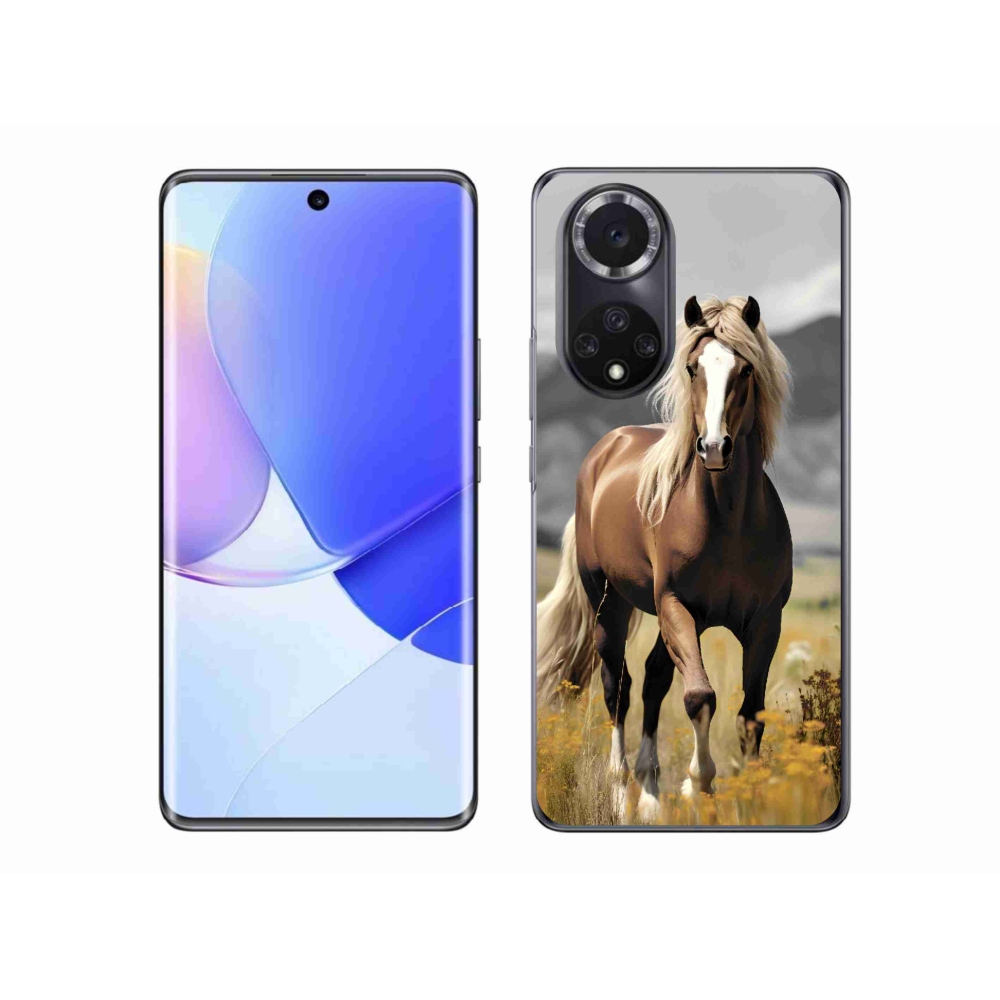Gelový kryt mmCase na Honor 50 - hnědý kůň 1