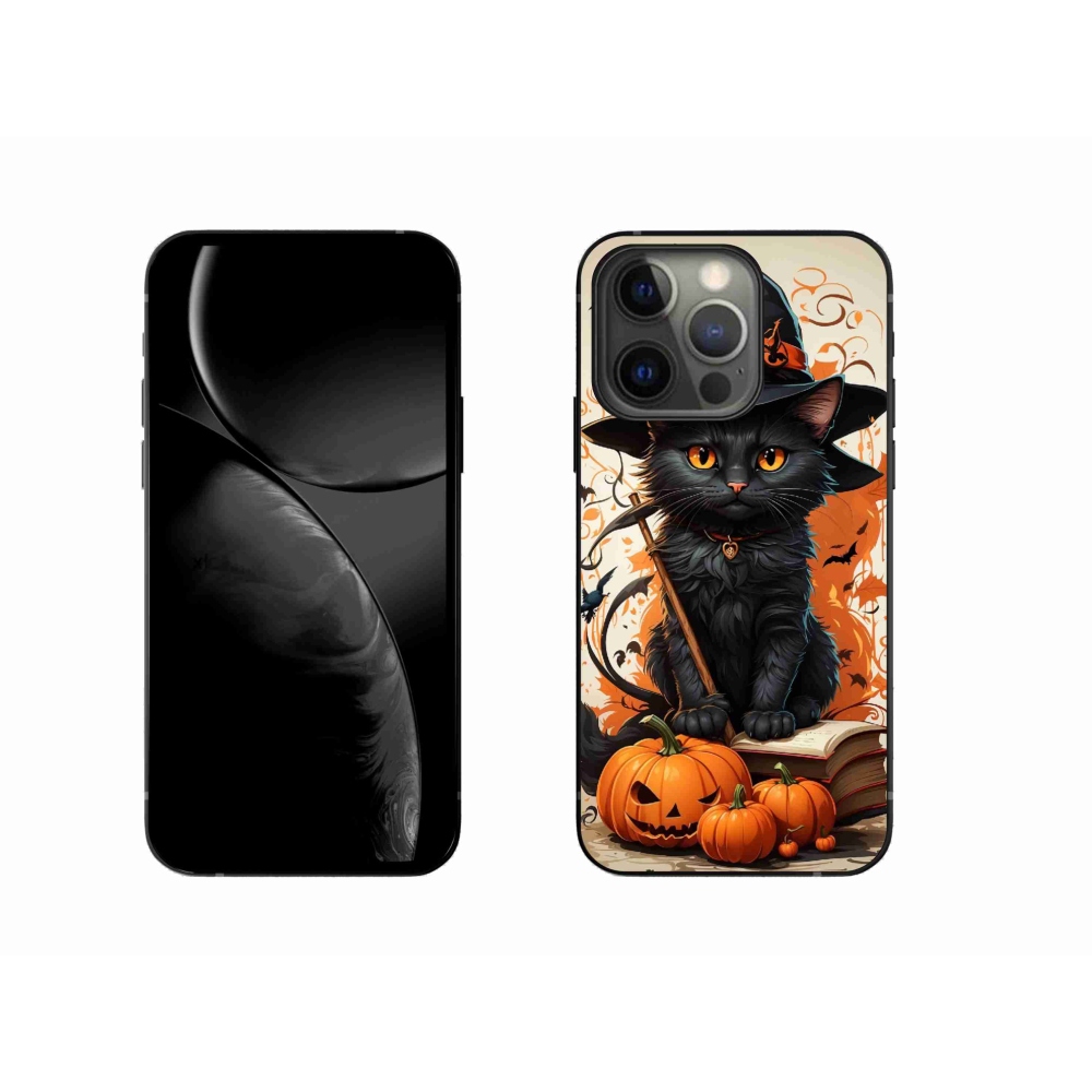 Gelový kryt mmCase na iPhone 13 Pro - kocour čaroděj