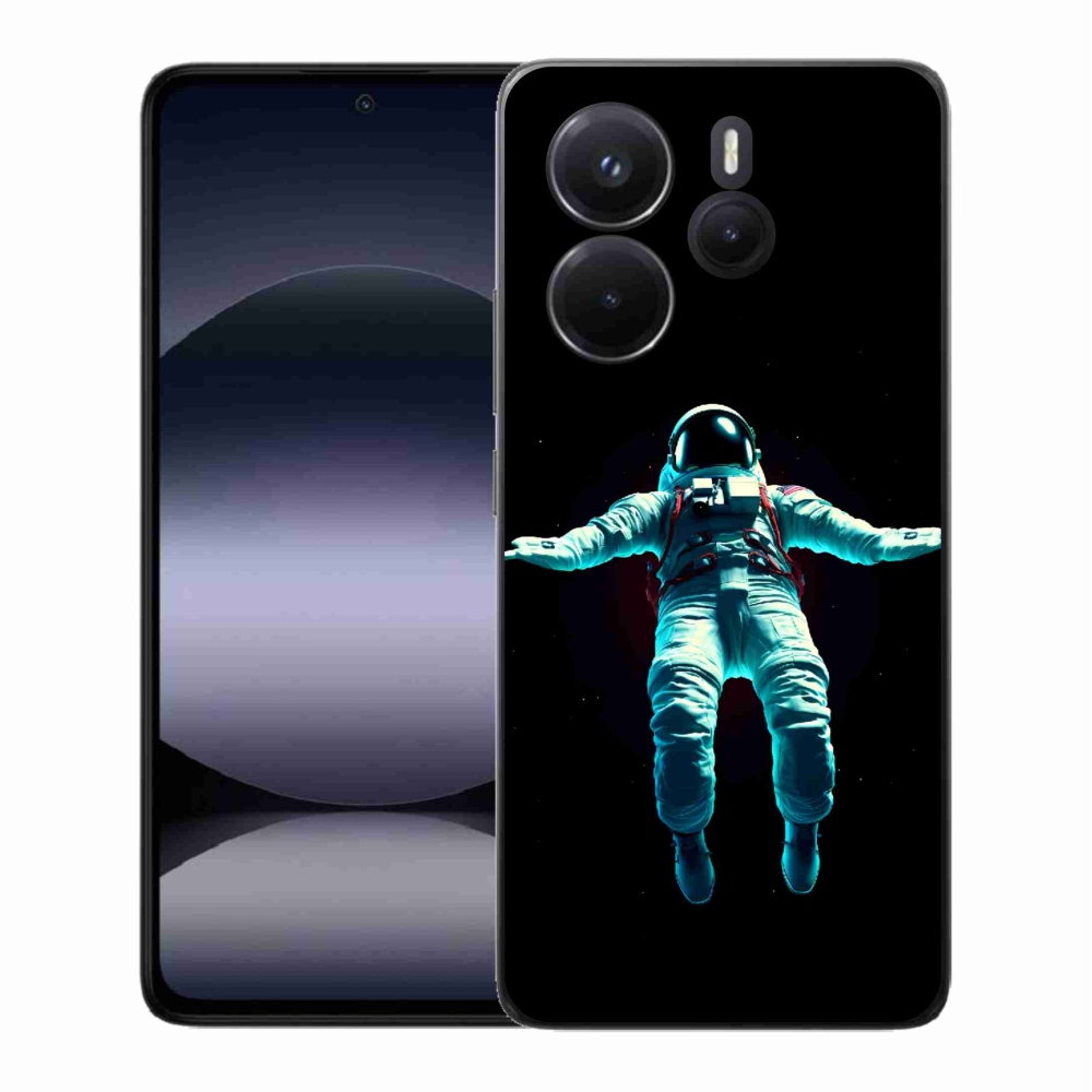 Gelový kryt mmCase na Xiaomi Redmi Note 14 - kosmonaut