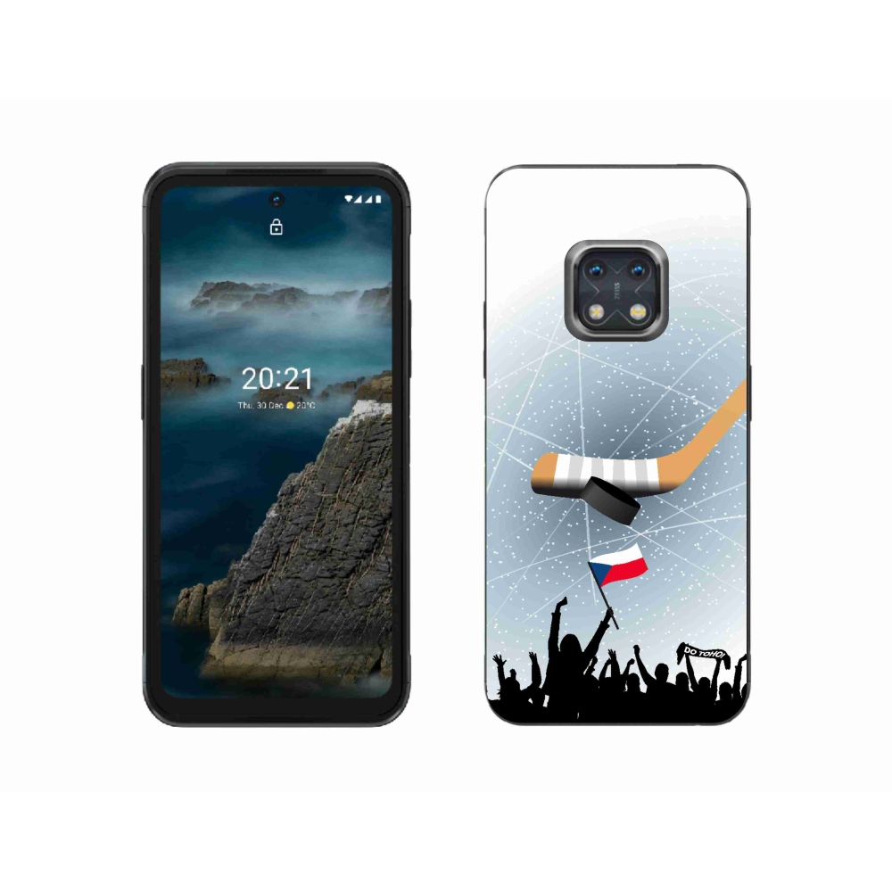 Gelový kryt mmCase na Nokia XR20 - fanoušci hokeje