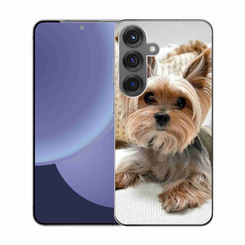 Gelový kryt mmCase na Samsung Galaxy S25 - jorkšír 5