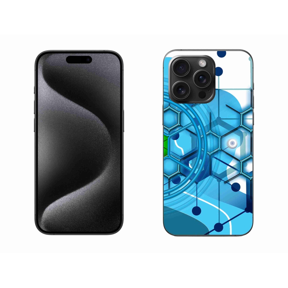 Gelový kryt mmCase na iPhone 15 Pro Max - abstraktní vzor 2