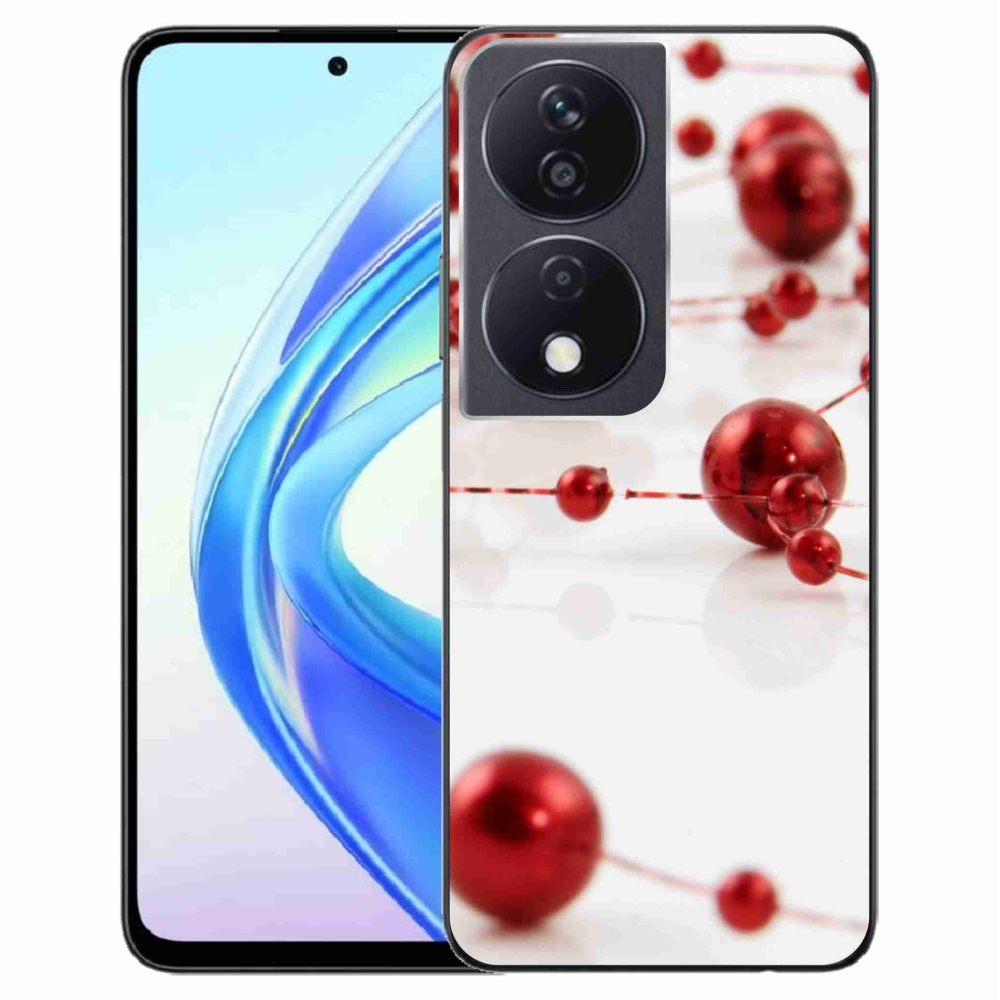 Gelový kryt mmCase na Honor X7b/Honor 90 Smart - vánoční řetěz