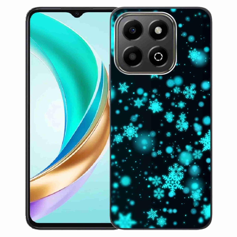 Gelový kryt mmCase na Honor X6b - sněhové vločky 1