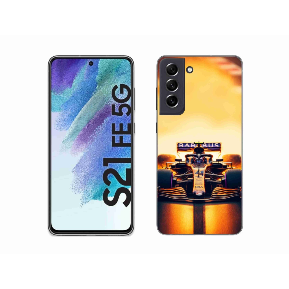 Gelový kryt mmCase na Samsung Galaxy S21 FE 5G - formule