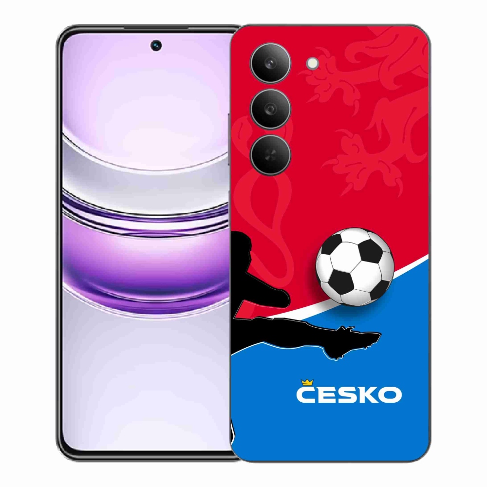 Gelový kryt mmCase na Realme 14x 5G - fotbal Česko 2