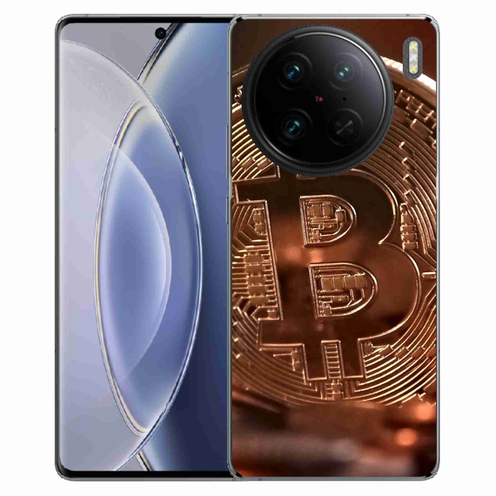 Gelový kryt mmCase na Vivo X90 Pro - bitcoin