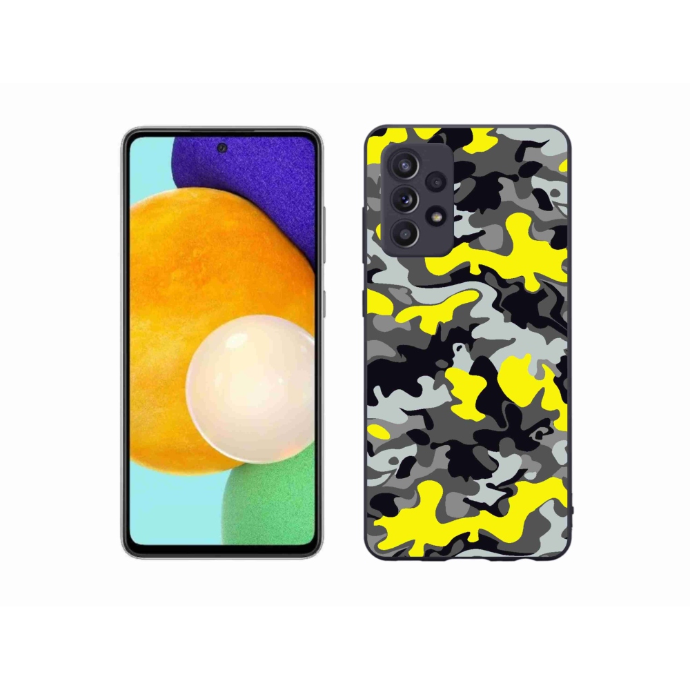Gelový kryt mmCase na Samsung Galaxy A52s 5G - maskáčový vzor 6