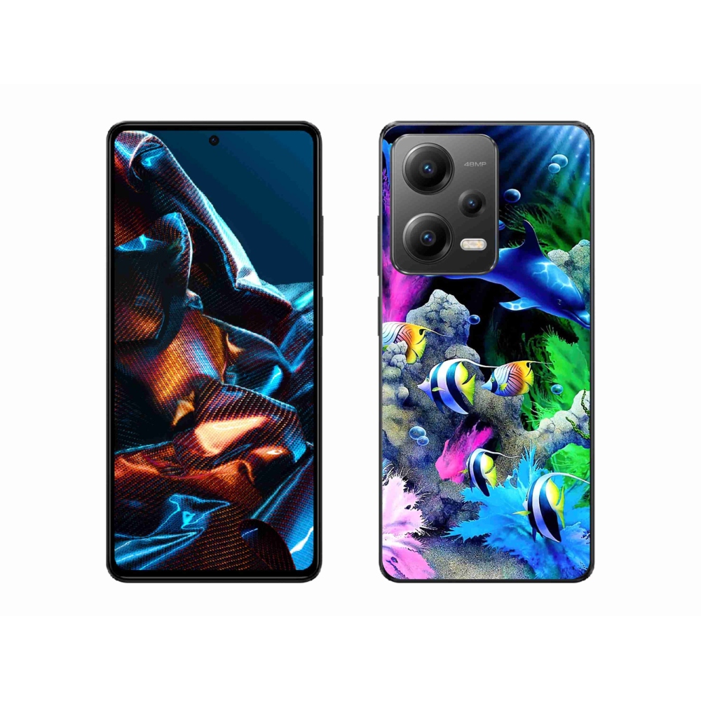 Gelový obal mmCase na mobil Xiaomi Redmi Note 12 Pro 5G - mořský svět