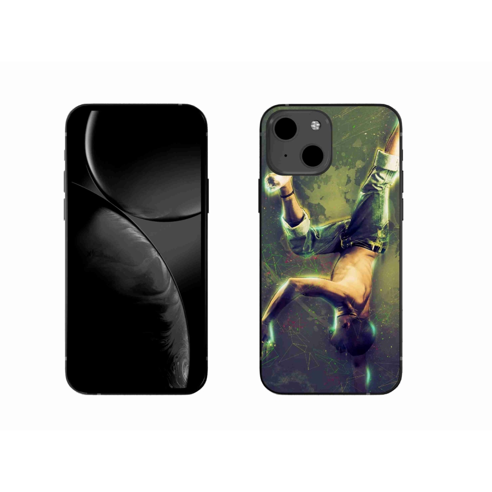 Gelový kryt mmCase na iPhone 13 - breakdance
