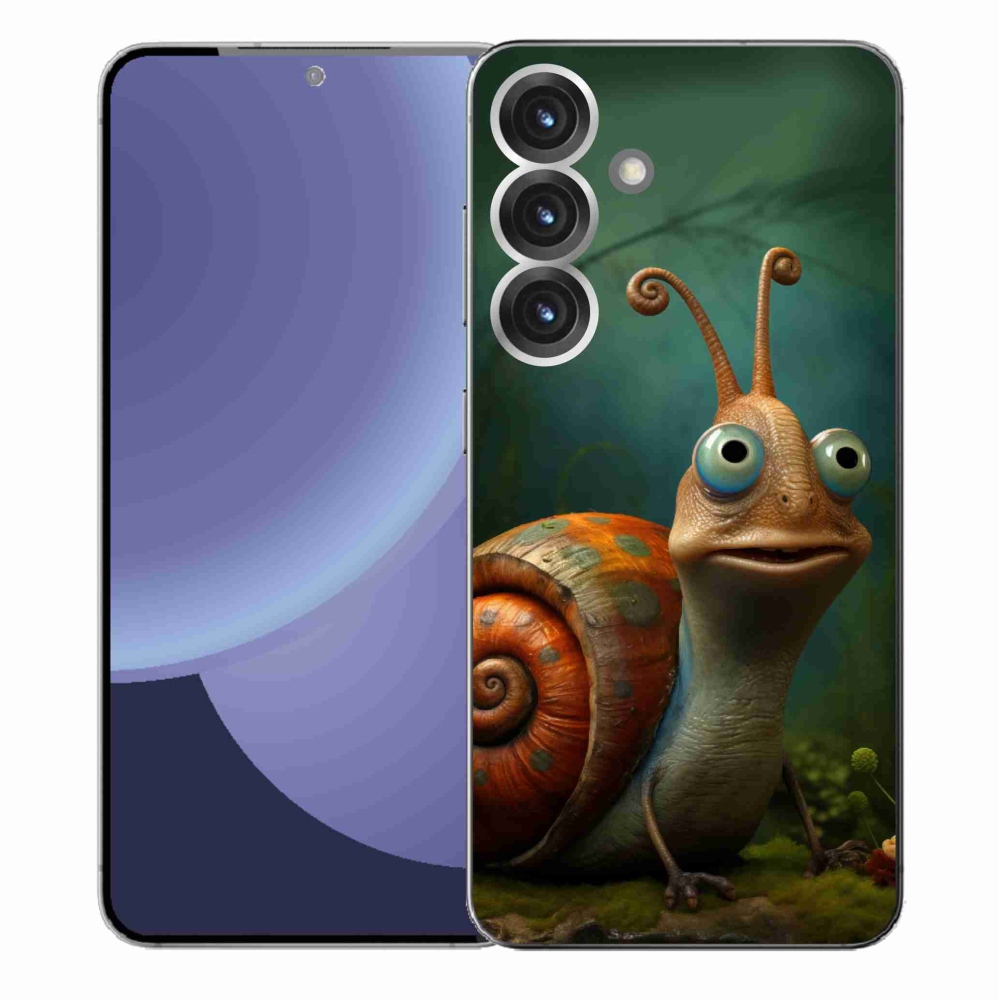 Gelový kryt mmCase na Samsung Galaxy S25+ - šnek